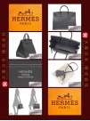 HERMES BIRKIN 40 (Pre-owned) - Graphite, Epsom leather, Phw